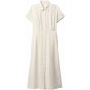 Dámske šaty GAP, SS SHIRTDRESS MAXI biela M