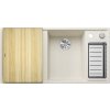 Blanco AXIA III 6 S biela soft s excentrom + drevená krájacia doska 527046