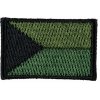 NAVYS nášivka ČR vlajka malá OLIV (40mm) VELCRO