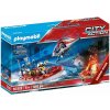 Playmobil 70335 Hasiči s člnom a helikoptérou