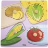 Viga Toys VIGA Drevené puzzle so zeleninou