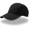 Atlantis Headwear Kšiltovka Reflect, 6 panelová, reflexní COT33051200299-black Černá UNI