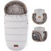 PETITE&MARS Set zimný fusak Comfy 4v1 + rukavice na kočík Furry Champagne Shower VP-F187210