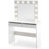Halmar Hollywood HA0163 toaletný stolík 140 x 94 cm biela