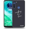 Picasee silikónový prehľadný obal pre Motorola Moto G8 - Všetko je na tebe
