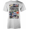 Nirvana Tričko Cassettes Unisex White L