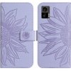 VSETKONAMOBIL 54087 ART SUNFLOWER Peňaženkové puzdro s remienkom Motorola Edge 30 Neo fialový