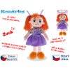 Mikro trading Panenka Rozárka - 35 cm - česky mluvící - zrzka