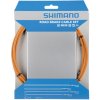 Brzdový set bowdeny+lanka Shimano 1.6x1000/2050mm, 800/1400mm oranžová
