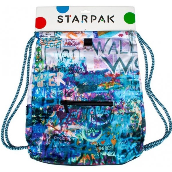 Starpak 2 v 1 taška na prezúvky alebo batoh Graffiti Hip Hop od 8,82 € -  Heureka.sk