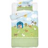 DETEXPOL Obliečky do postieľky Malá farma Bavlna, 100/135, 40/60 cm