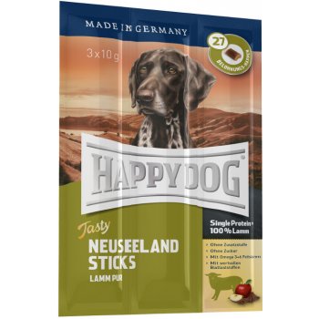 Happy Dog Tasty Neuseeland tyčinky 3 x 10 g