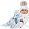 Llorens 84337 NEW BORN CHLAPČEK - realistická bábika bábätko s celovinylovým telom - 43
