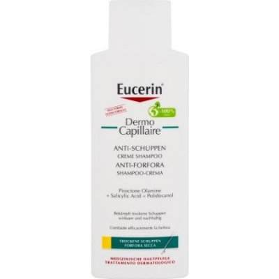 Eucerin DermoCapillaire Anti-Dandruff Creme 250 ml krémový šampón proti suchým lupinám pre ženy
