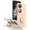Ring Holder kryt na Huawei P50 Pocket - Rúžová