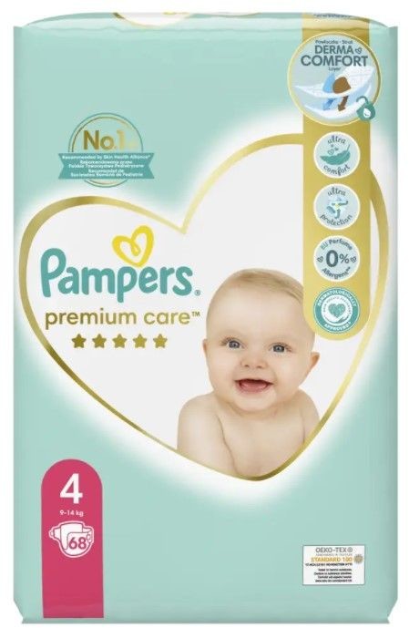 Pampers Premium Care 4 68 ks