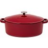 Gerlach Litinový hrnec s pokl. NATUR 31 cm 5,5 l oválný burgundy 9954076