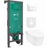 Súprava WC misa Hansgrohe EluPura S 60193450, podomietková konštrukcia Hansgrohe iFrame universal 01022180, 60148450, 66001450