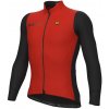 ALÉ Cycling Clothing ALÉ SOLID Fondo 2.0 Jacket, Red Veľkosť: L Pánska zimná bunda s ochranou proti vetru