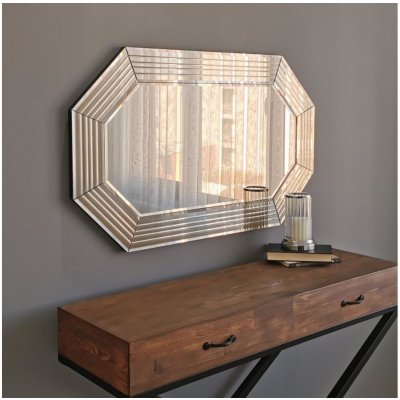 Asir | Nástenné zrkadlo 60x100 cm bronzová | AS1278