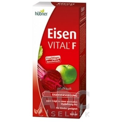 Hűbner Eisen VITAL F ovocný a bylinný extrakt 500 ml
