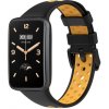 eses Silikónový remienok dierkovaný pre Xiaomi Smart Band 7 Pro - Čierno žltý