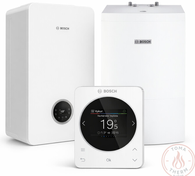 Bosch Condens GC2300iW 24 P + WD 120 + CR 120 + snímač 8730850139
