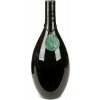 EUROFIRANY SKLENENÁ VÁZA CAPRI (02) (FI) 18 X48 CM ČIERNA