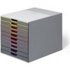 Durable Varicolor 10 box 10 zásuviek sivý