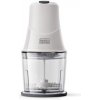 Sekáček potravin Black+Decker, BXCH260E, kompaktní design, velká kapacita 500 ml, 2 funkce, 2 rychlosti, odnímatelné nože z nerez oceli, 260 W