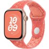 Apple Watch 42 mm ohnivo oranžový športový remienok Nike M/L MYL33ZM/A