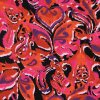 Strima Viscose/EA Jersey Print - Gothic, Orange