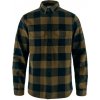 Fjällräven Övik Heavy Flannel Shirt M, Veľkosť XXL, Farba WOOD BROWN-DARK NAVY