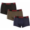 3PACK pánske boxerky HUGO viacfarebné (50496723 308) XXL 120 dní na výmenu alebo vrátenie tovaru!