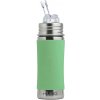 Pura Nerezová fľaša so slamkou s membránou 325 ml Moss