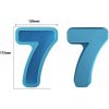 Silikónové formy - číslice veľké 7