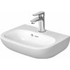 Duravit D-Code - Umývadlo 450x340 mm, s prepadom, biela 07054500002