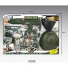Vojenský set Mac Toys s helmou
