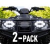 TruckLED LED pracovné svetlo elipsovité 24W, 1920lm, 8xLED, 12V/24V, IP67/2-PACK! [L0109-B]