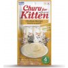Inaba Churu Kitten cat kura maškrta pre mačiatka 4tuby 56g