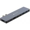 Canyon DS-8, Thunderbolt 3 Docking Station, 8 portov, 1xThunderbolt 3 +2xUSB-C+2xUSB3.0+2xHDM+1xAudio 3.5mm CNS-TDS08DG