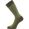 Lonka ponožky pánské společenské ŽERYK s bavlnou 3 páry KHAKI