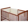 Mantinel do postieľky 4 dielny - Scarlett Hugo - 180 x 30 cm - béžová