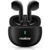 Niceboy Hive Beans POP čierna / Bezdrôtové slúchadlá / mikrofón / Bluetooth 5.3 / IPX4 (hive-beans-pop-black)