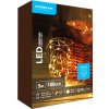 Modee Lighting LED vianočná reťaz 100 LED 5m 3xAA teplá biela