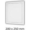 Plastové revízne dvierka 200 x 250 mm s montážnym golierom MIKAWI 59-2851