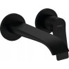Hansgrohe Vivenis - Páková umývadlová batéria pod omietku, výtok 192 mm, čierna matná 75050670