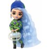 MATTEL Barbie Extra Mini Puppe mit eisblaue Haare