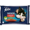 FELIX Fantastic cat Multipack kura s rajčinami&hovädzie s mrkvou v želé 4 x 85 g