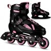 2 v 1 Kolieskové Korčule / Kolieskové Korčule s Nastaviteľnou Veľkosťou, Rekreačné Hokejové Korčule pre Dievčatá